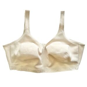 Cacique Bra 46F Wireless Nude Pajama Sleepwear Women Clothing Accessory